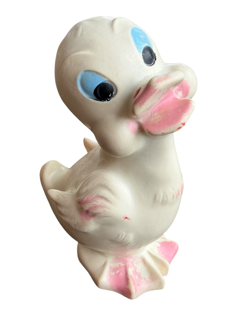 VTG 1960s Ledraplastic Italy Elephant Mark Duck Squeak Toy